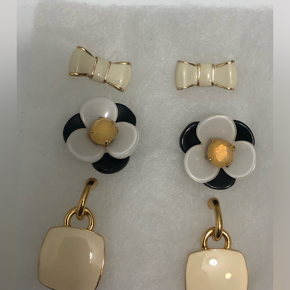 Kate Spade Monet arrings Lot of 3 Pairs - Picture 5 of 9
